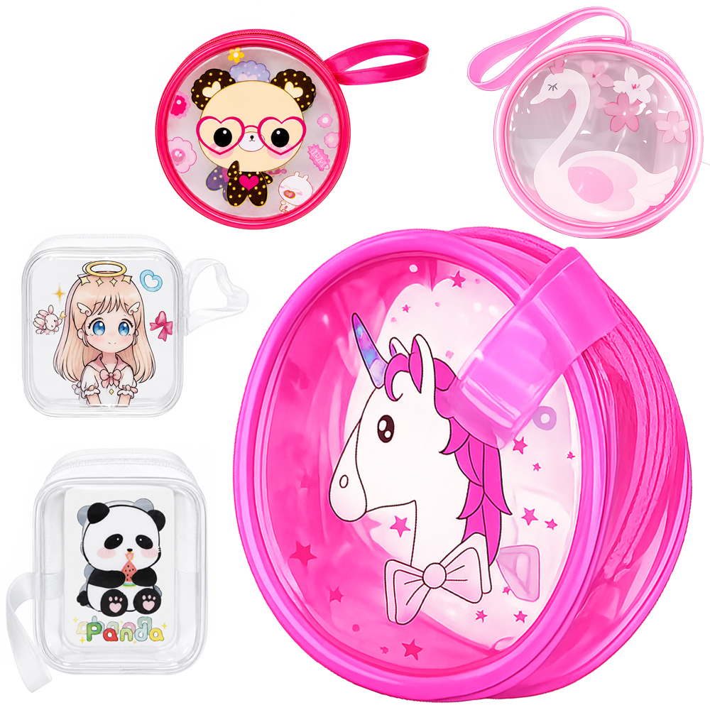 PORTA MOEDAS / NIQUEL DE PVC SORTIDOS COM ZIPER 9X7,5X3,5CM