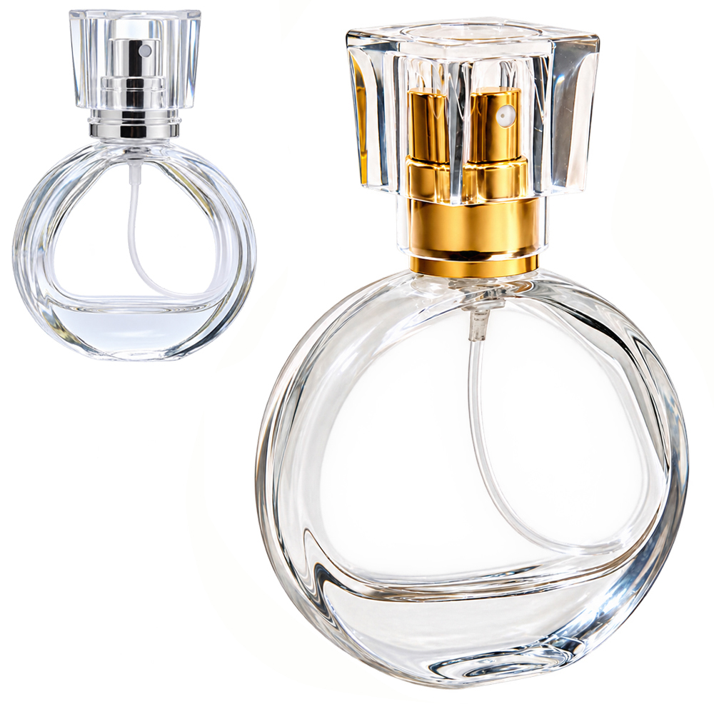 FRASCO SPRAY DE VIDRO PARA PERFUME COM TAMPA 30ML 9X6,5CM