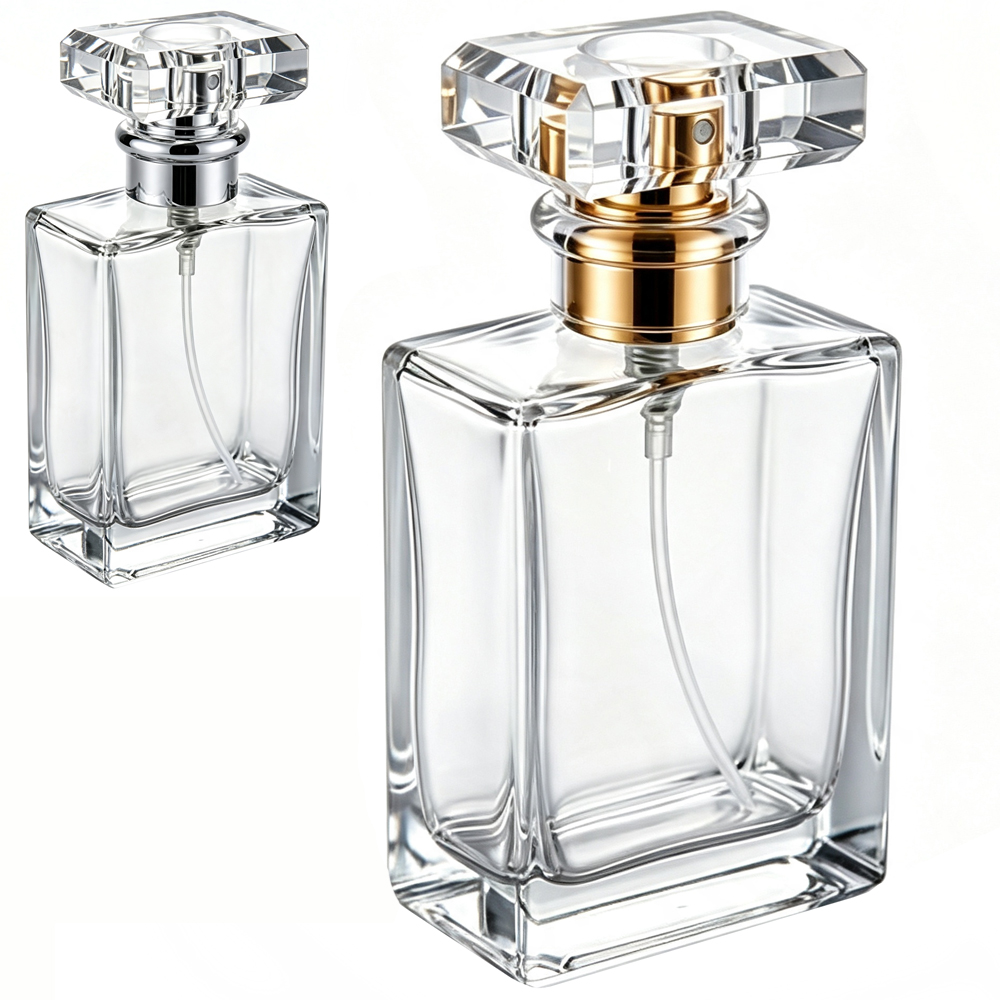 FRASCO SPRAY DE VIDRO PARA PERFUME COM TAMPA 30ML 9X5CM