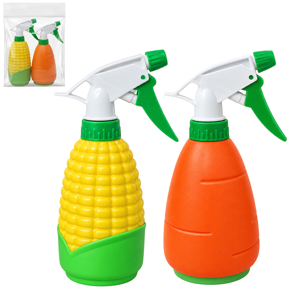 PULVERIZADOR / BORRIFADOR DE PLASTICO CENOURA E MILHO 2 PECAS 420/470ML