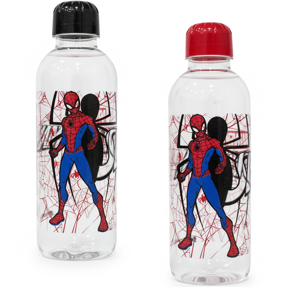 GARRAFA SQUEEZE DE PLASTICO PET REFIL HOMEM ARANHA / SPIDER MAN 600ML