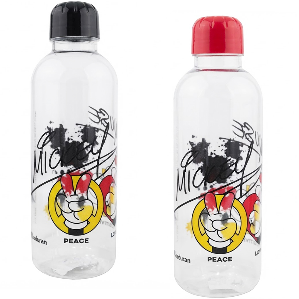 GARRAFA SQUEEZE DE PLASTICO PET REFIL MICKEY 600ML