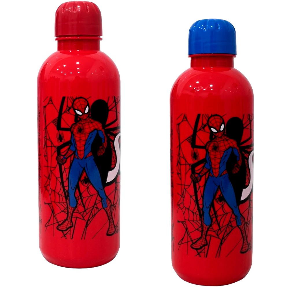 GARRAFA SQUEEZE DE PLASTICO PET REFIL HOMEM ARANHA / SPIDER MAN 600ML