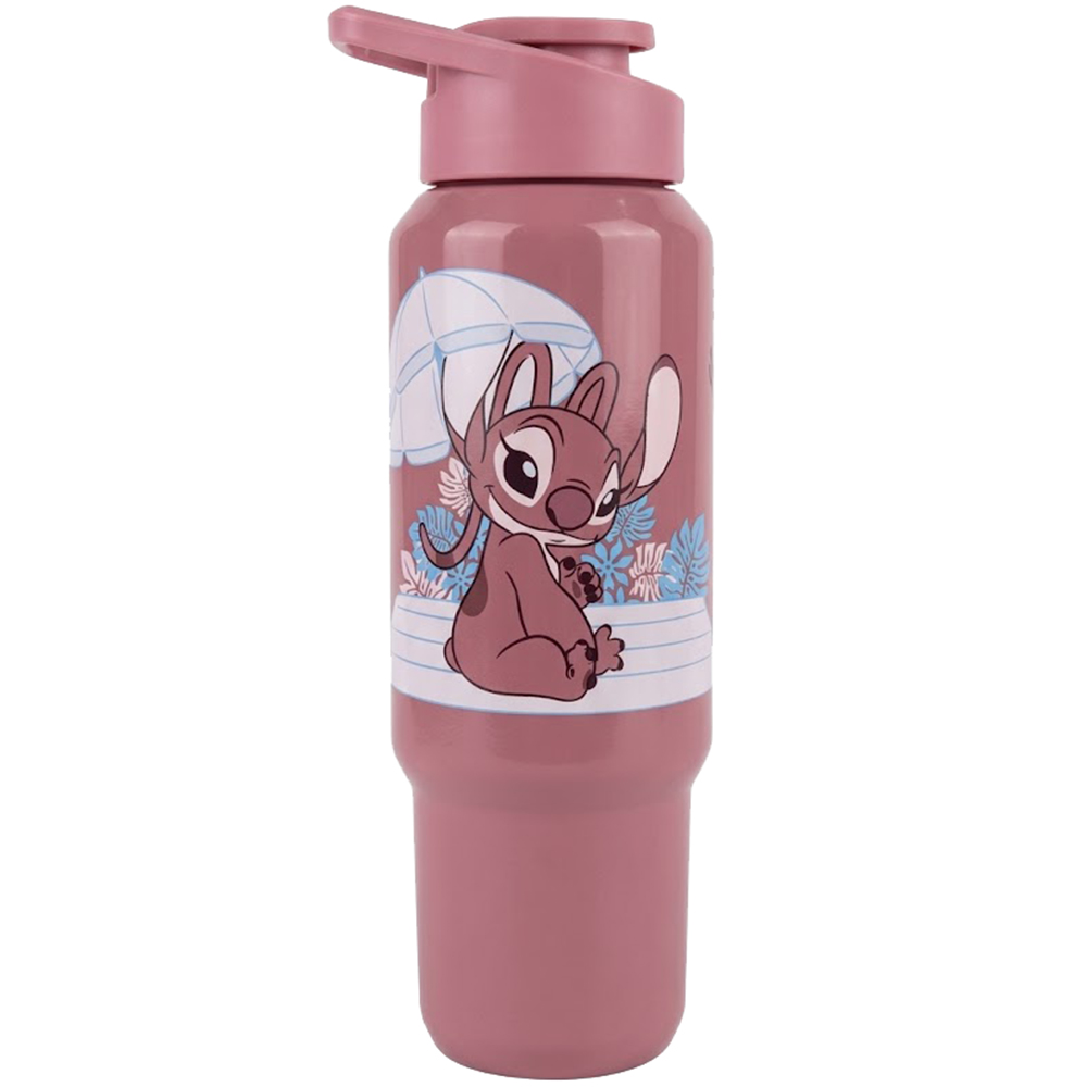 GARRAFA SQUEEZE DE PLASTICO PET CONSOLE ANGEL COM TAMPA E ALCA 1L