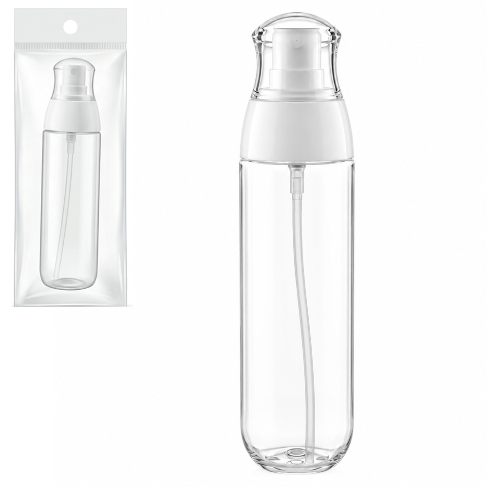 FRASCO VALVULA PUMP DE PLASTICO PARA VIAGEM COM TAMPA 100ML