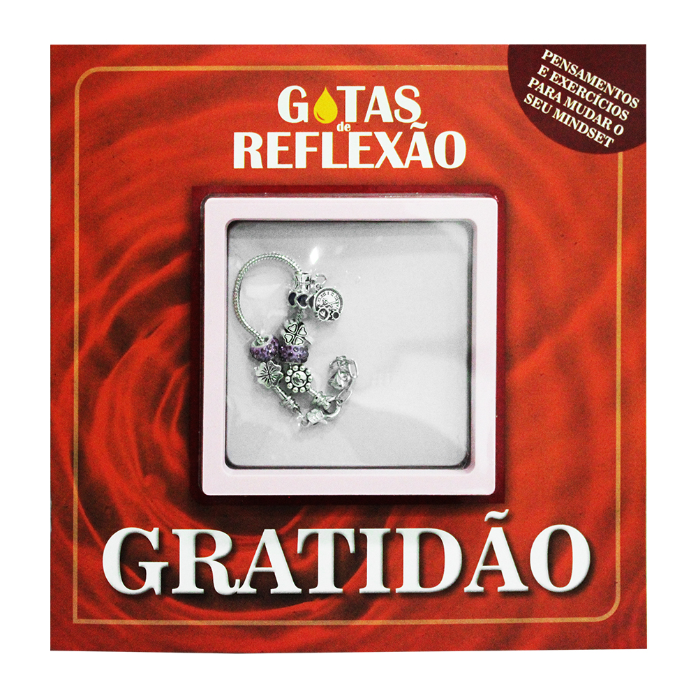 LIVRO GOTAS DE REFLEXAO GRATIDAO COM PULSEIRA