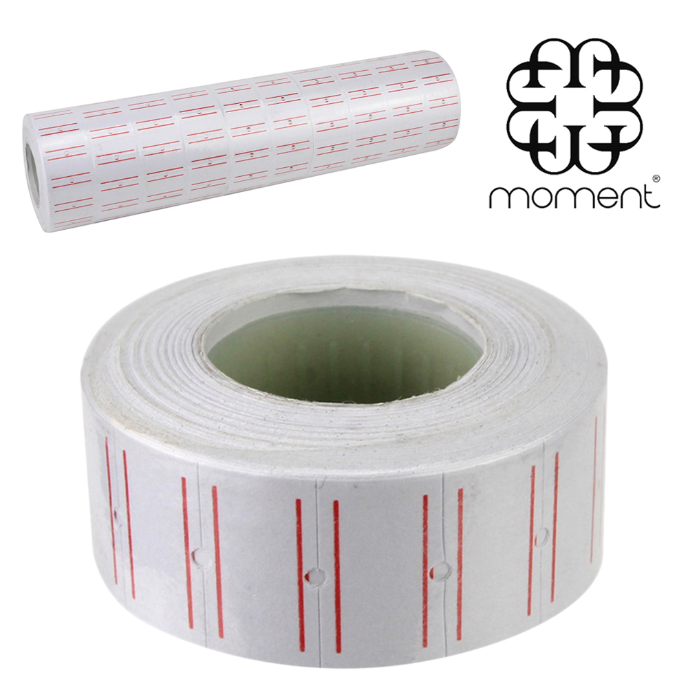 ETIQUETA BRANCA PARA ETIQUETADORA 10 ROLOS 6000 ADESIVOS 21X12MM