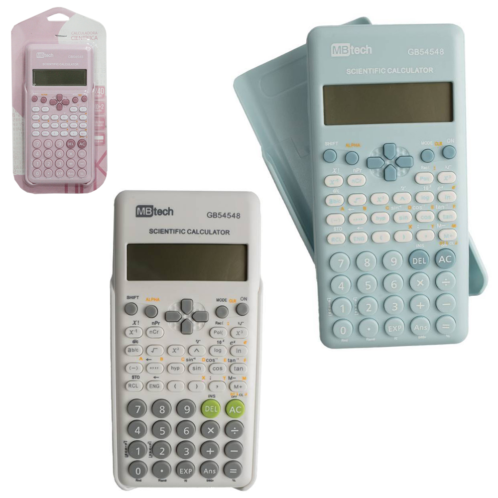 CALCULADORA CIENTIFICA 12 DIGITOS 240 FUNCOES COM CAPA A PILHA 16X8CM