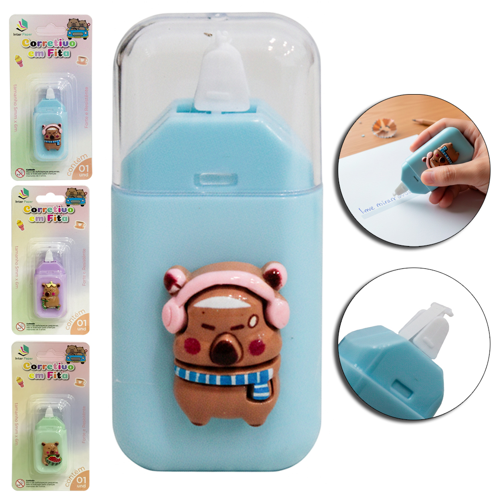 FITA CORRETIVO CAPIVARA 5MMX6M INTER PAPER