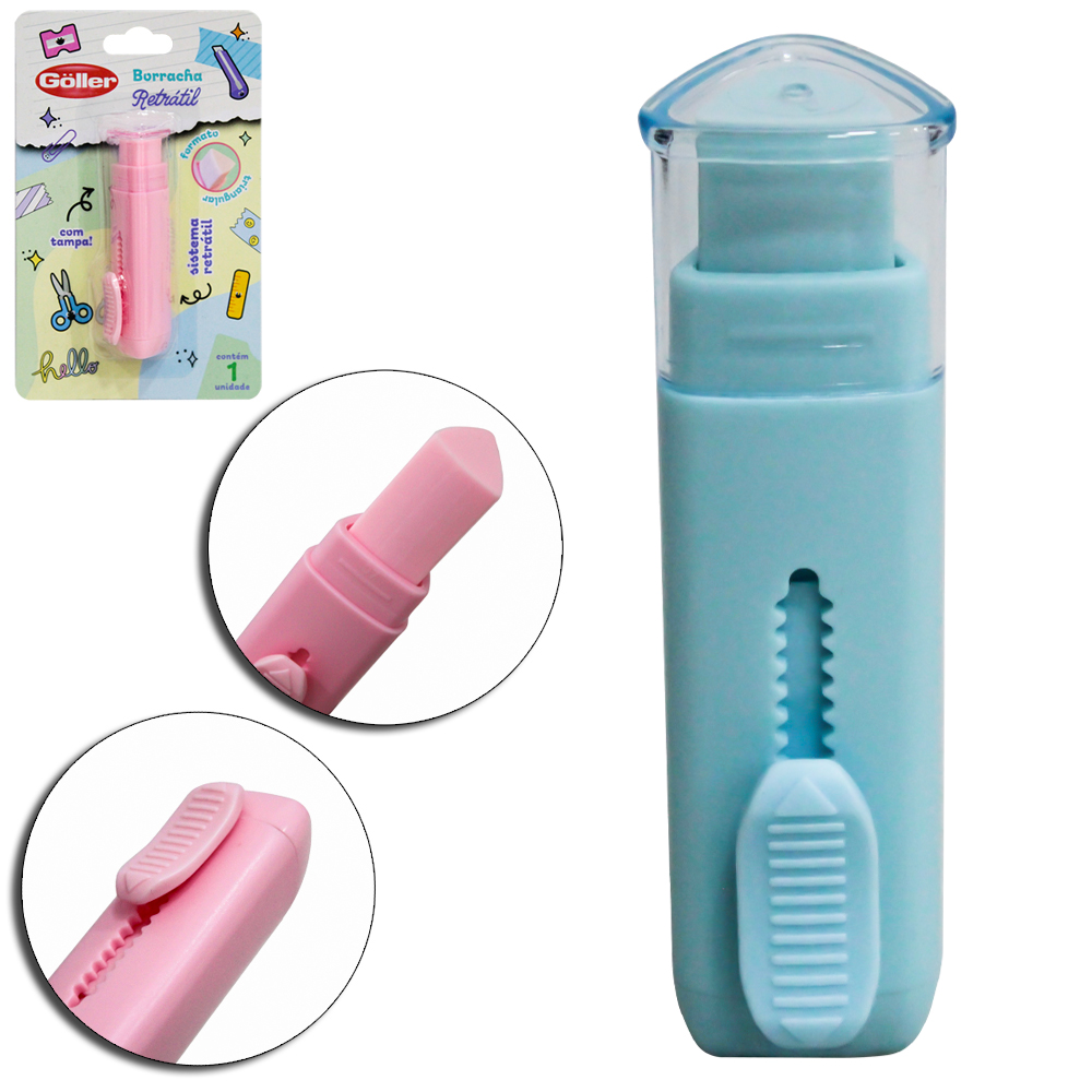BORRACHA ESCOLAR RETRATIL