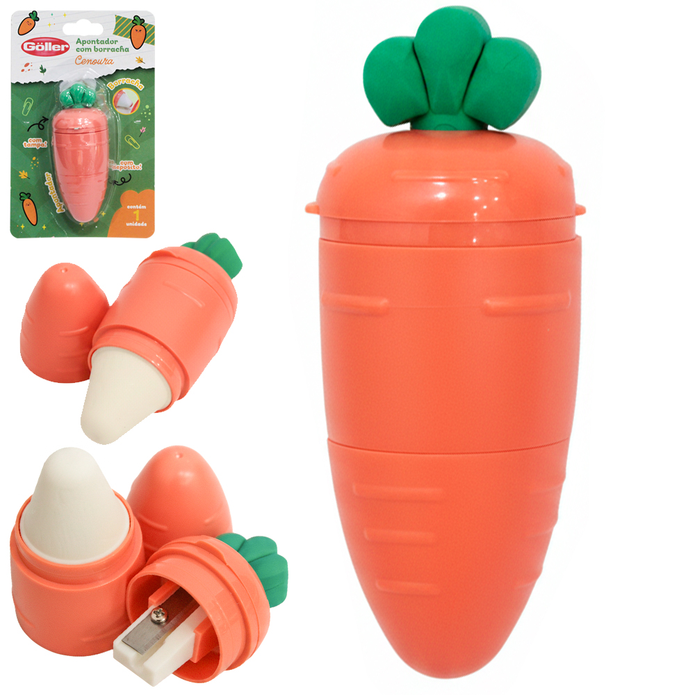 APONTADOR COM DEPOSITO E BORRACHA CENOURA