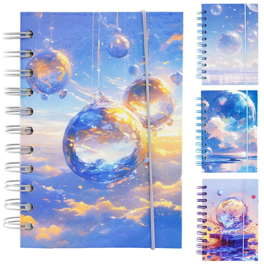 CADERNO CADERNETA / BLOCO DE ANOTACAO ESPIRAL 160 FOLHAS 14,8X10,5CM