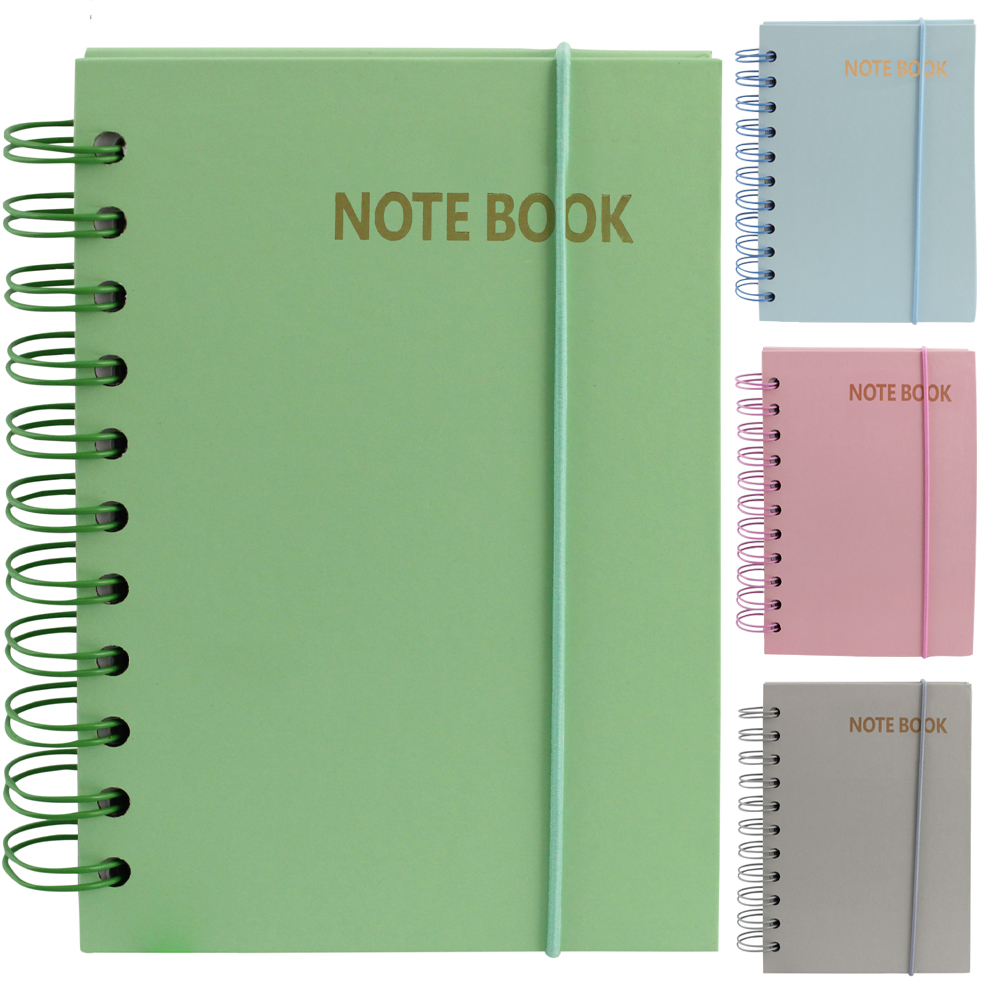 CADERNO CADERNETA / BLOCO DE ANOTACAO ESPIRAL 160 FOLHAS 14,8X10,5CM