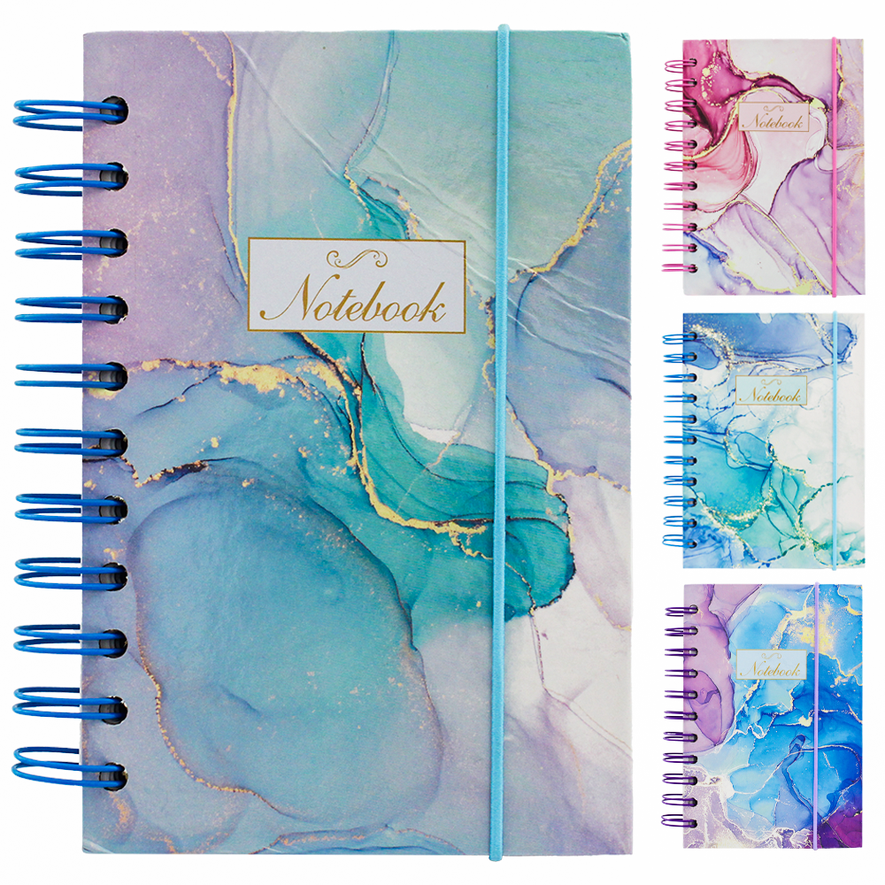 CADERNO CADERNETA / BLOCO DE ANOTACAO ESPIRAL 160 FOLHAS 14,8X10,5CM