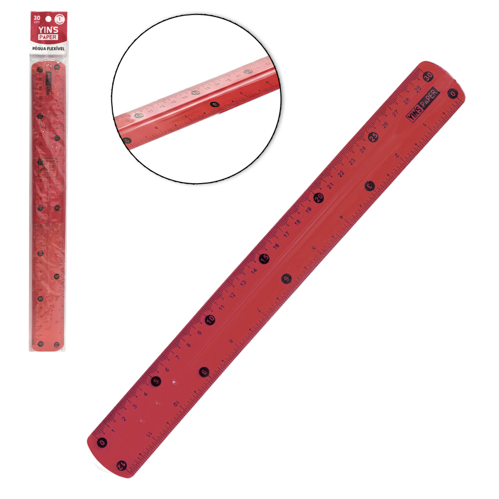 REGUA FLEXIVEL YINS PAPER 30CM