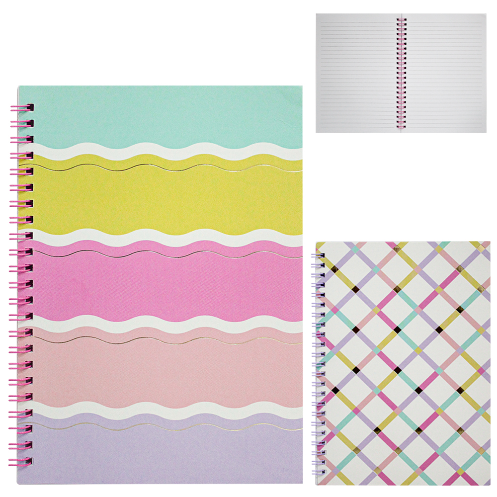 CADERNO CADERNETA / BLOCO DE ANOTACAO ESPIRAL PAPER 58 FOLHAS 21X14,5CM