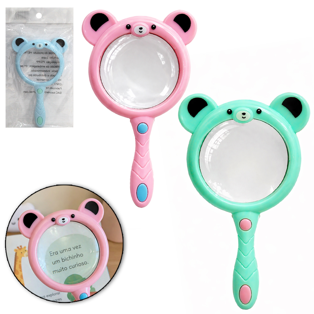 LUPA URSO COM LENTE DE ACRILICO 55MM