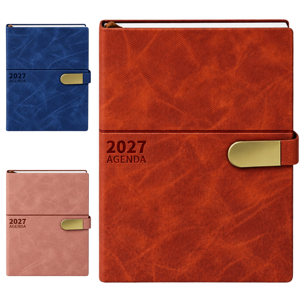 AGENDA 2027 EXECUTIVA COM FECHO MAGNETICO 168 FOLHAS 21X14,5CM 