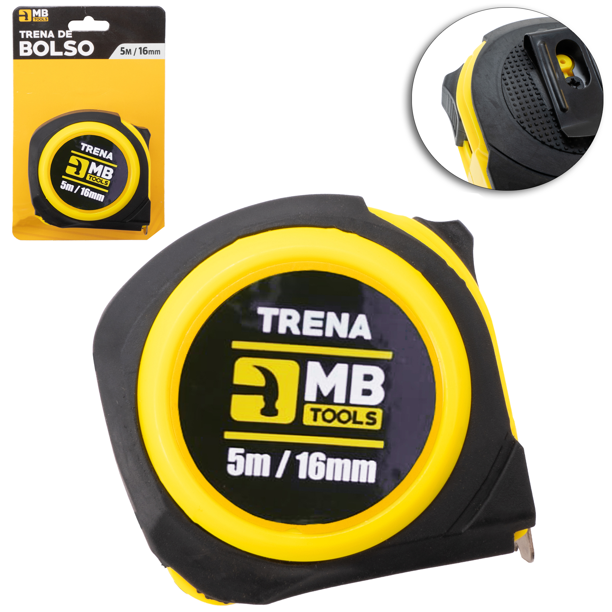 TRENA AUTOMATICA COM TRAVA 5MX16MM MB TOOLS