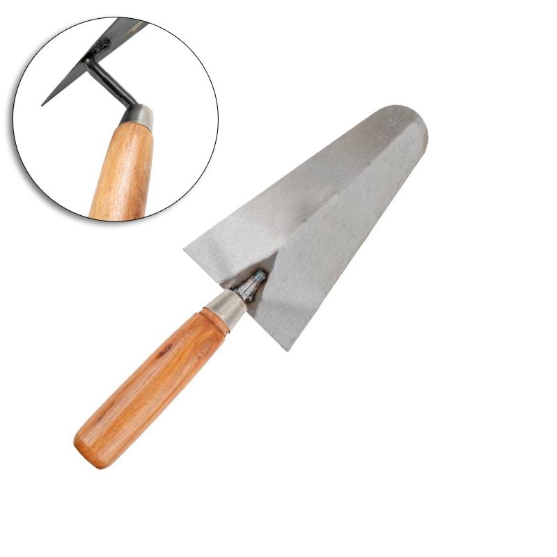 COLHER DE PEDREIRO CANTO RETO 6'' CABO MADEIRA MB TOOLS