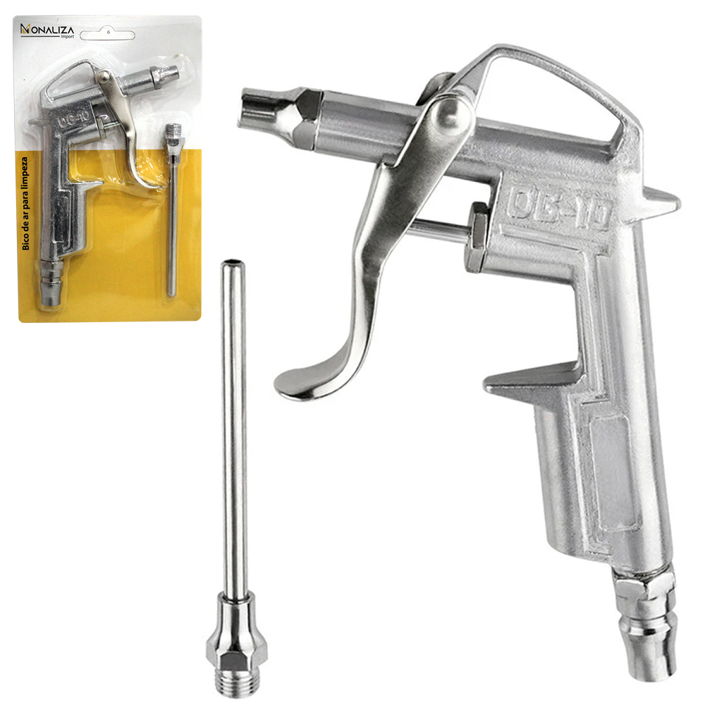 PISTOLA BICO DE AR PARA LIMPEZA DE METAL PARA COMPRESSOR