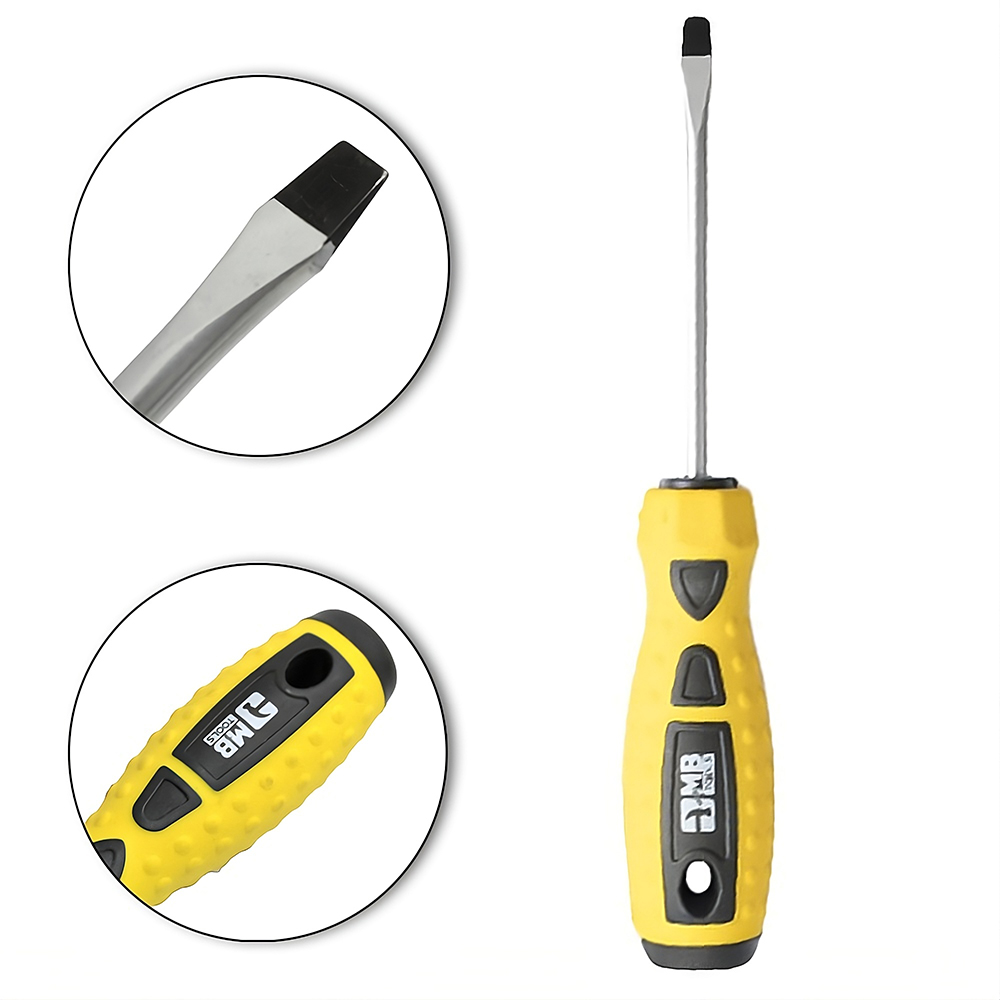 CHAVE DE FENDA COM PONTA IMANTADA + CABO EMBORRACHADO 5MM 4'' MB TOOLS