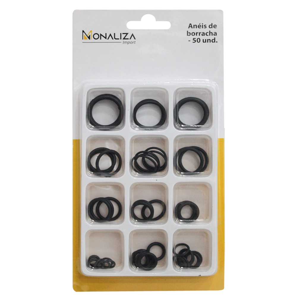 ANEL DE VEDACAO SORTIDOS COM 50 PECAS