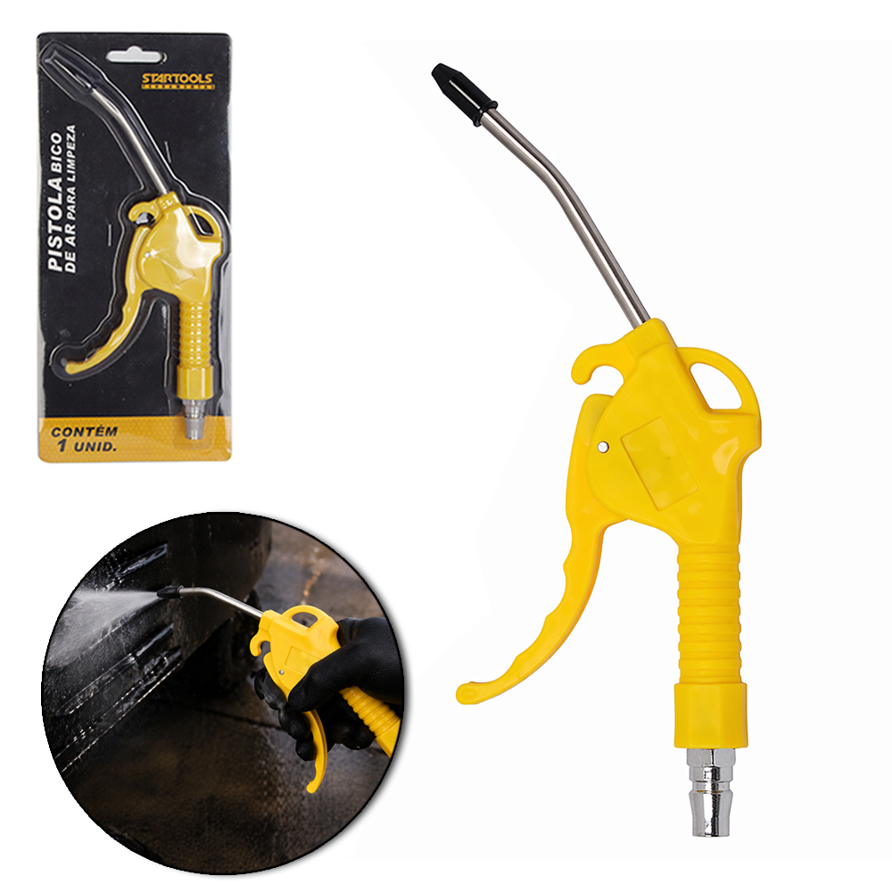 PISTOLA BICO DE AR PARA LIMPEZA DE METAL / PLASTICO PARA COMPRESSOR