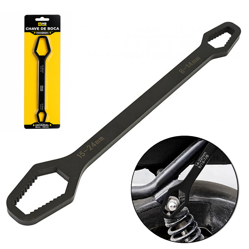 CHAVE DE BOCA UNIVERSAL DE CABECA DUPLA MB TOOLS
