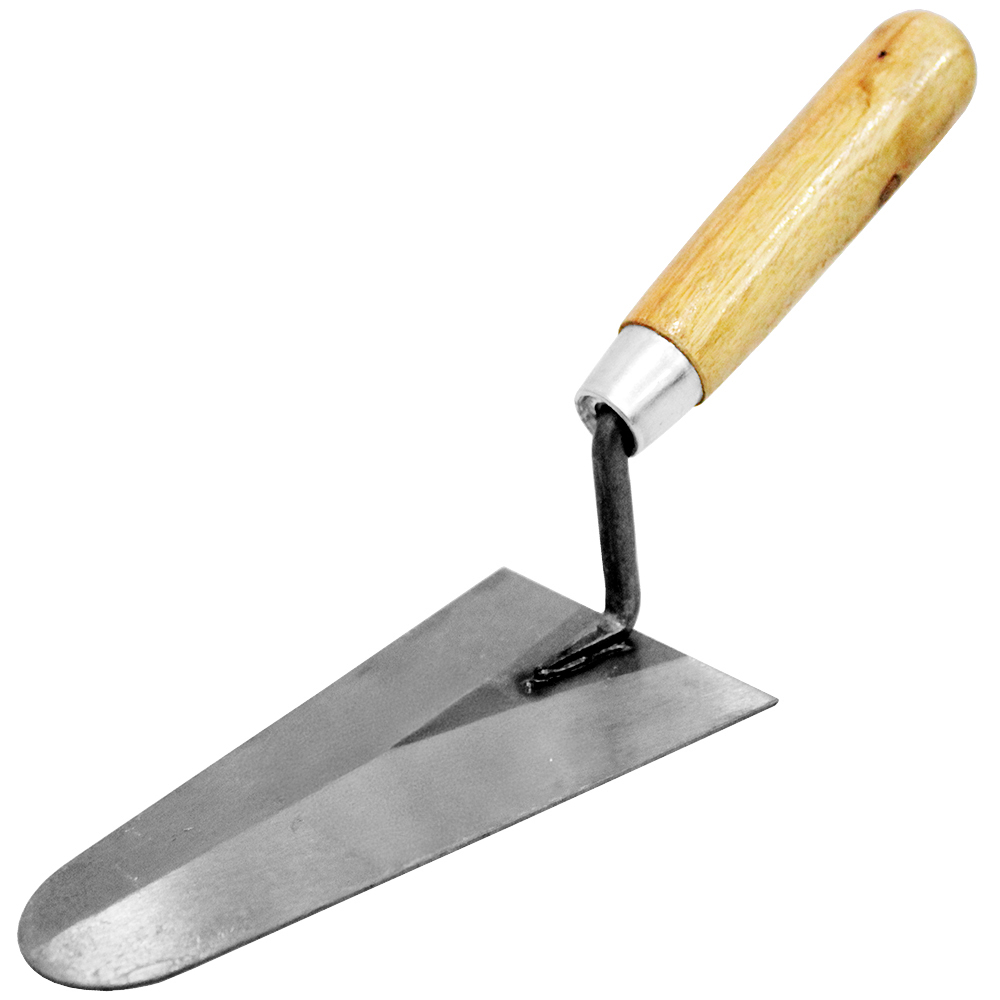 COLHER DE PEDREIRO CANTO RETO 6'' CABO MADEIRA