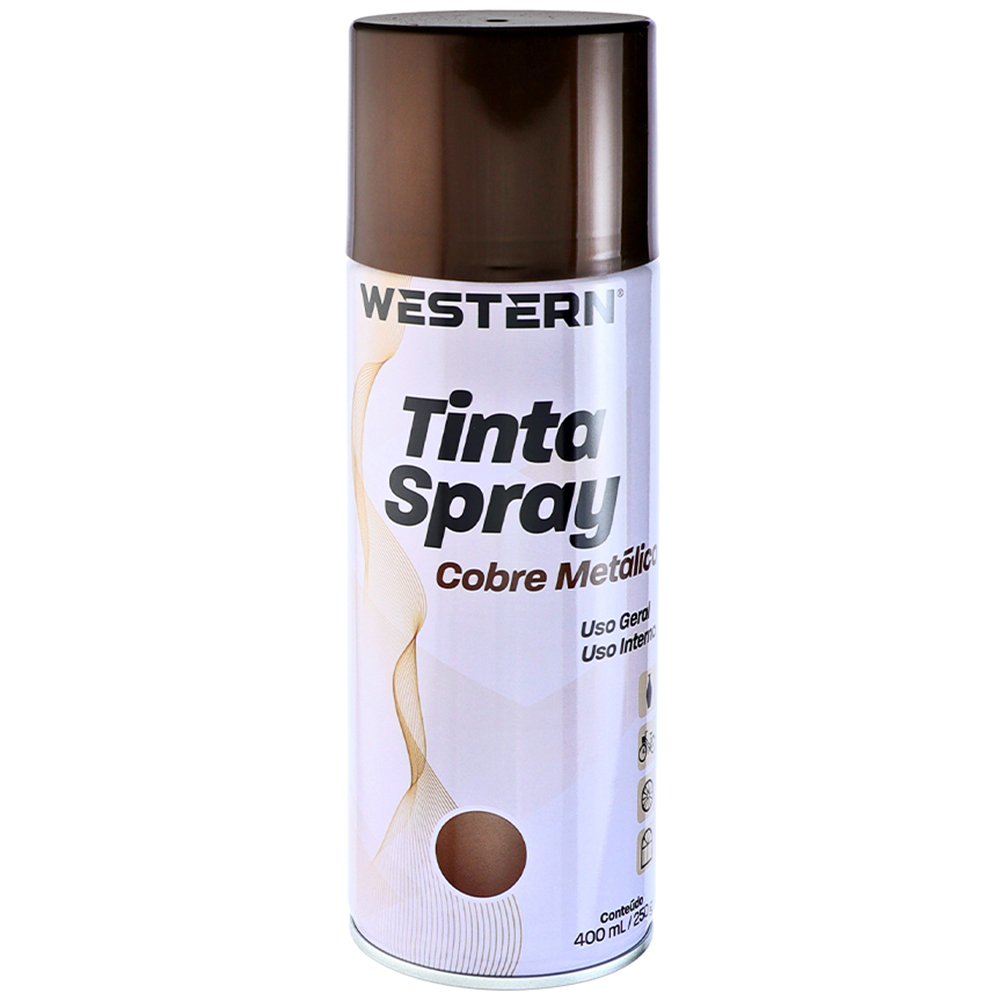 TINTA SPRAY USO GERAL COBRE METALICO 400ML / 250G 