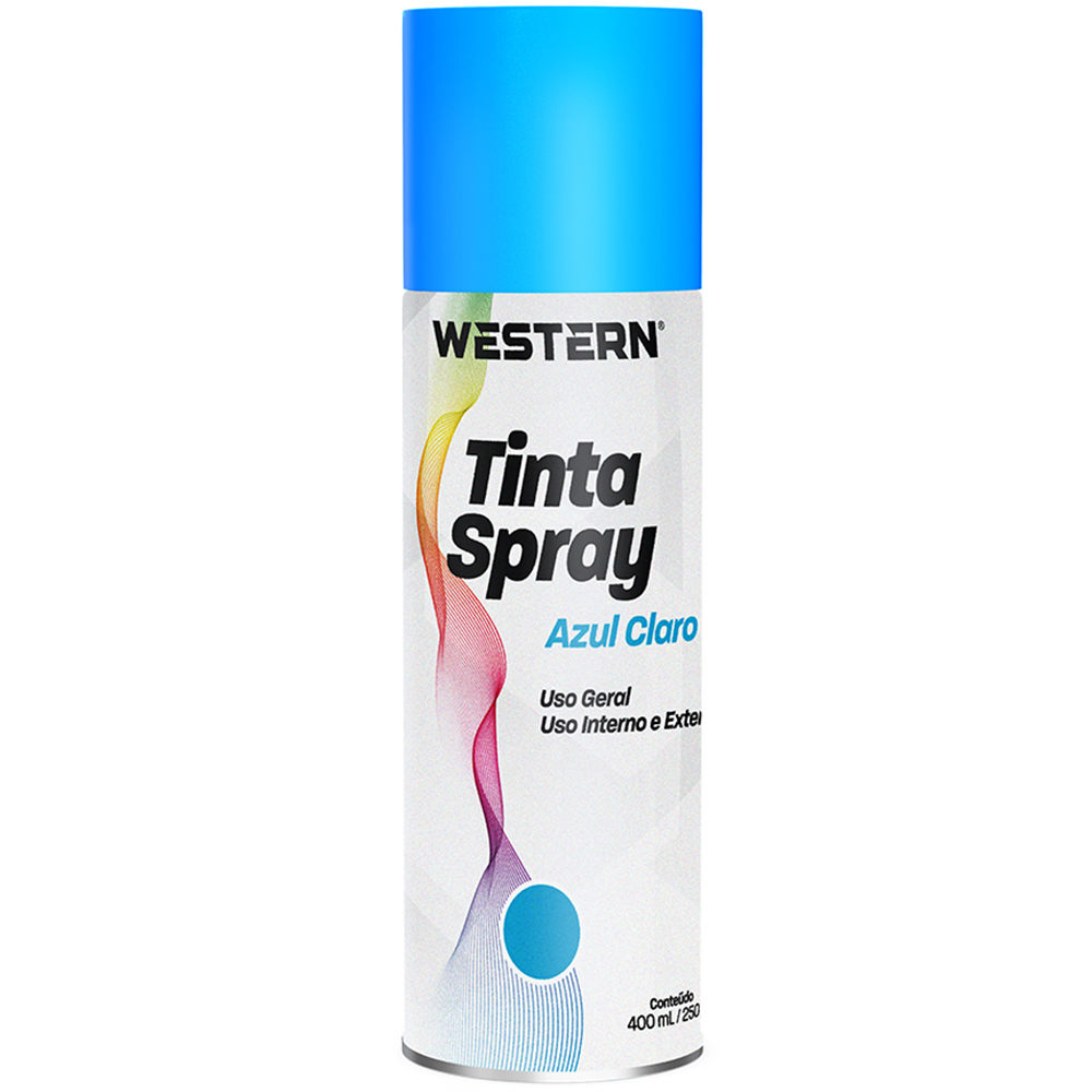 TINTA SPRAY USO GERAL AZUL CLARO 400ML / 250G