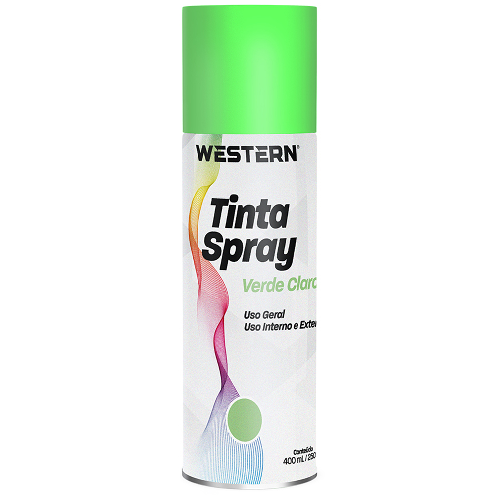 TINTA SPRAY USO GERAL VERDE CLARO 400ML / 250G