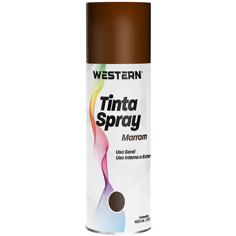 TINTA SPRAY USO GERAL MARROM 400ML / 250G