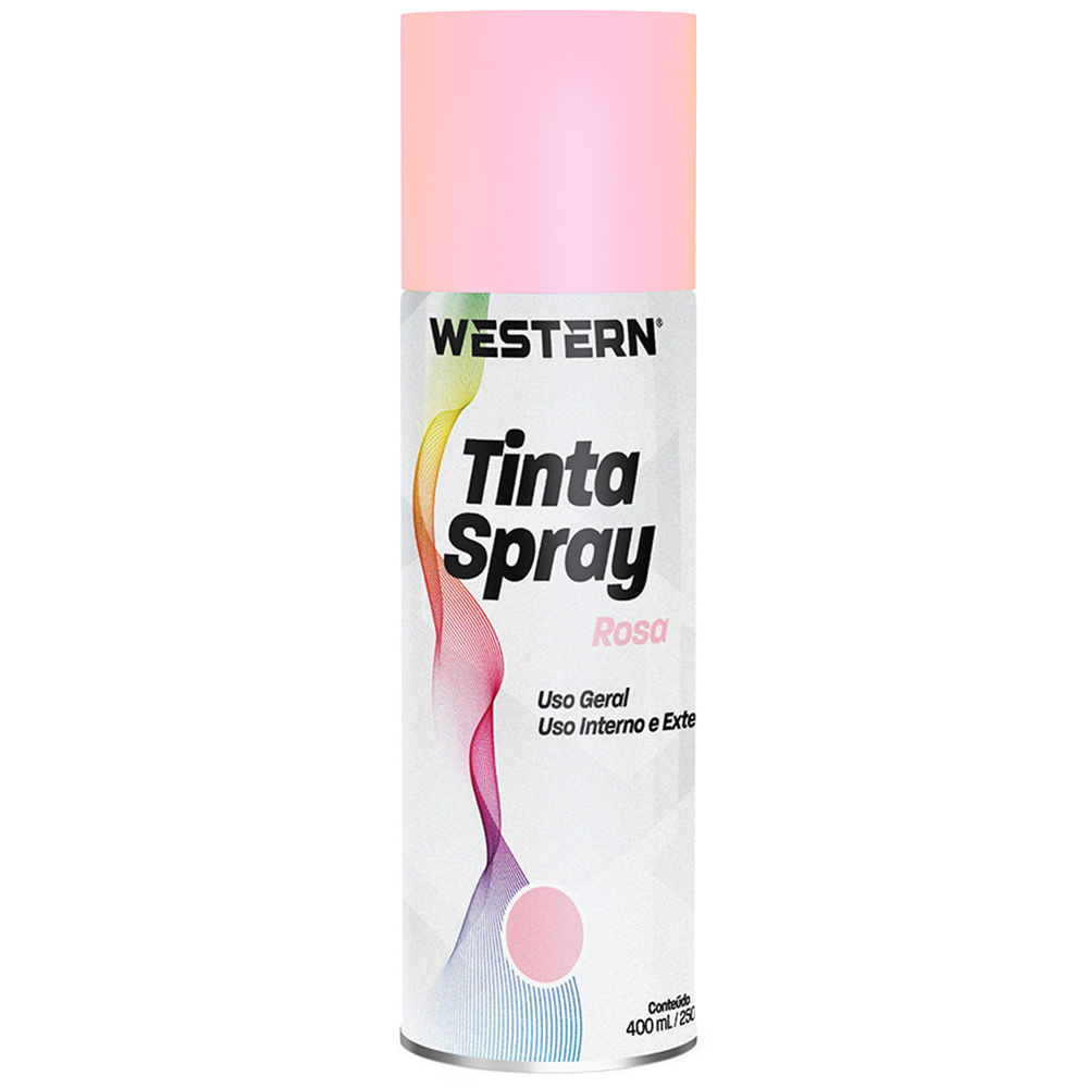 TINTA SPRAY USO GERAL ROSA 400ML / 250G