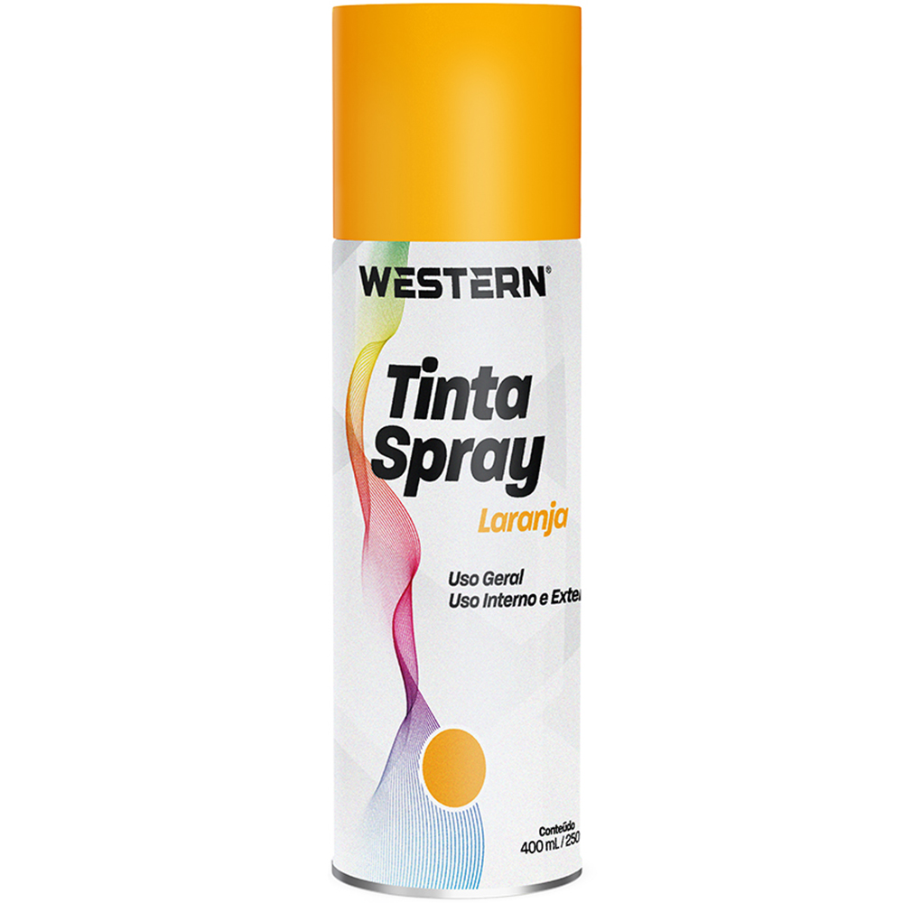 TINTA SPRAY USO GERAL LARANJA 400ML / 250G
