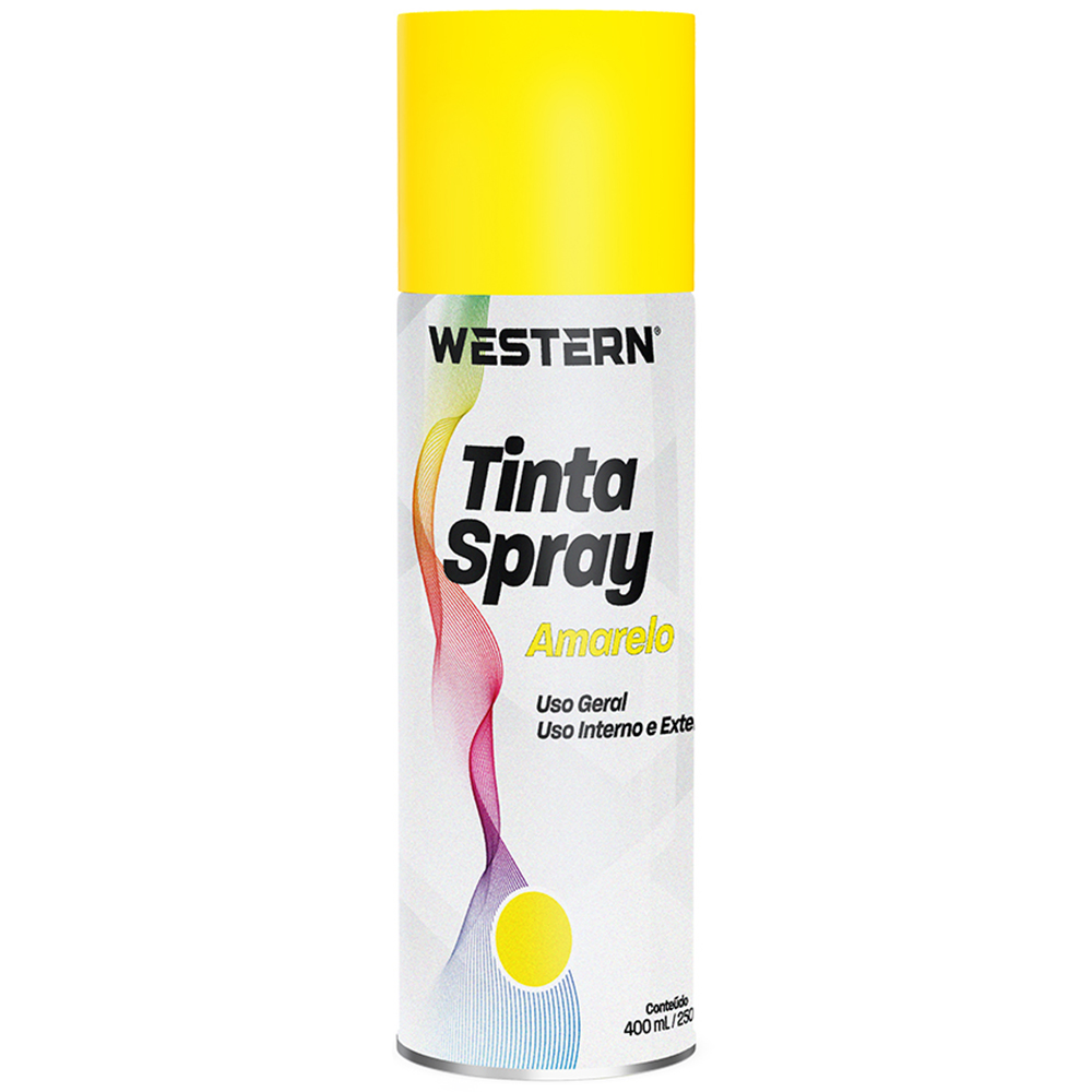TINTA SPRAY USO GERAL AMARELO 400ML / 250G
