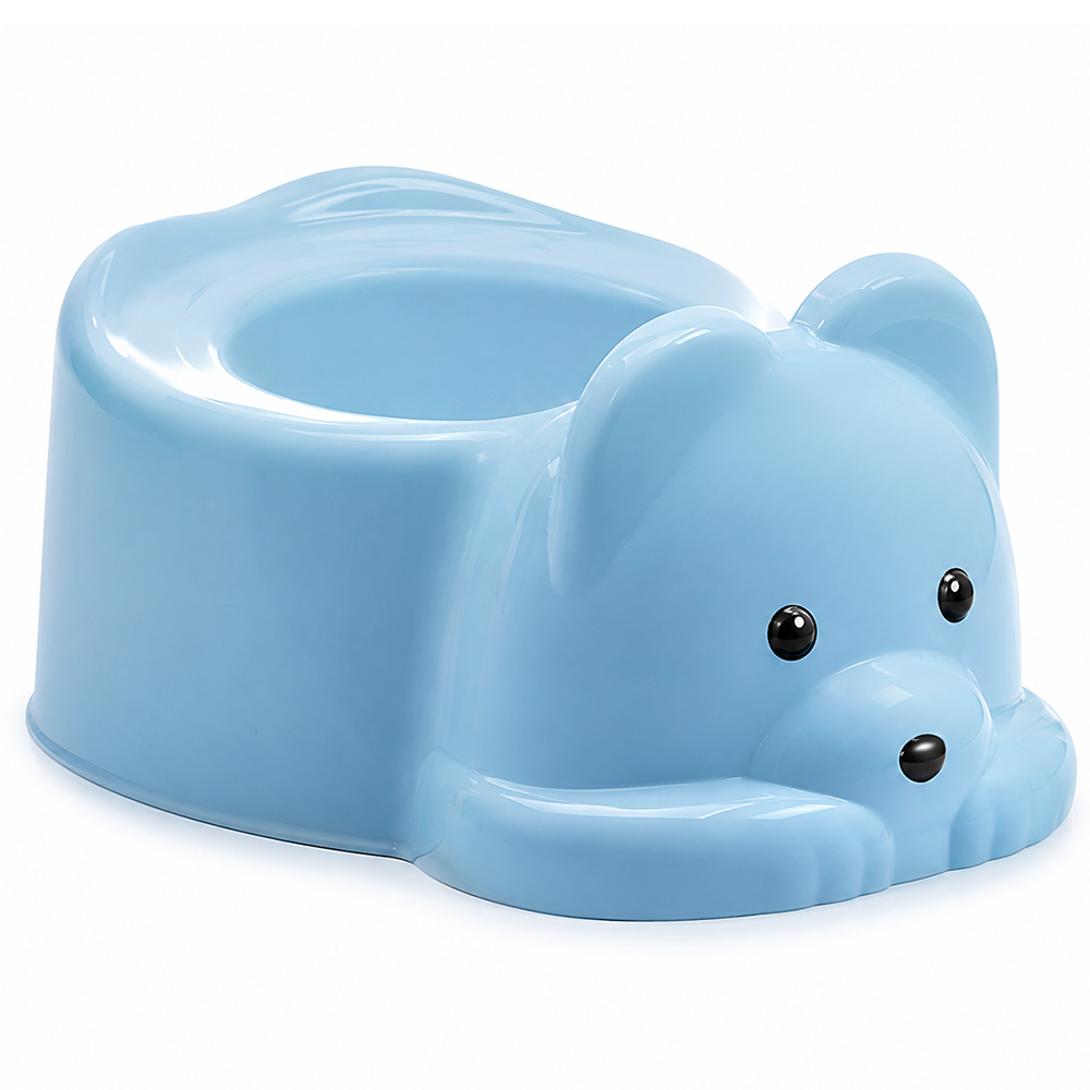 TRONINHO PENICO ASSENTO DE PLASTICO ADOLETA BEBE URSO AZUL 1,2L