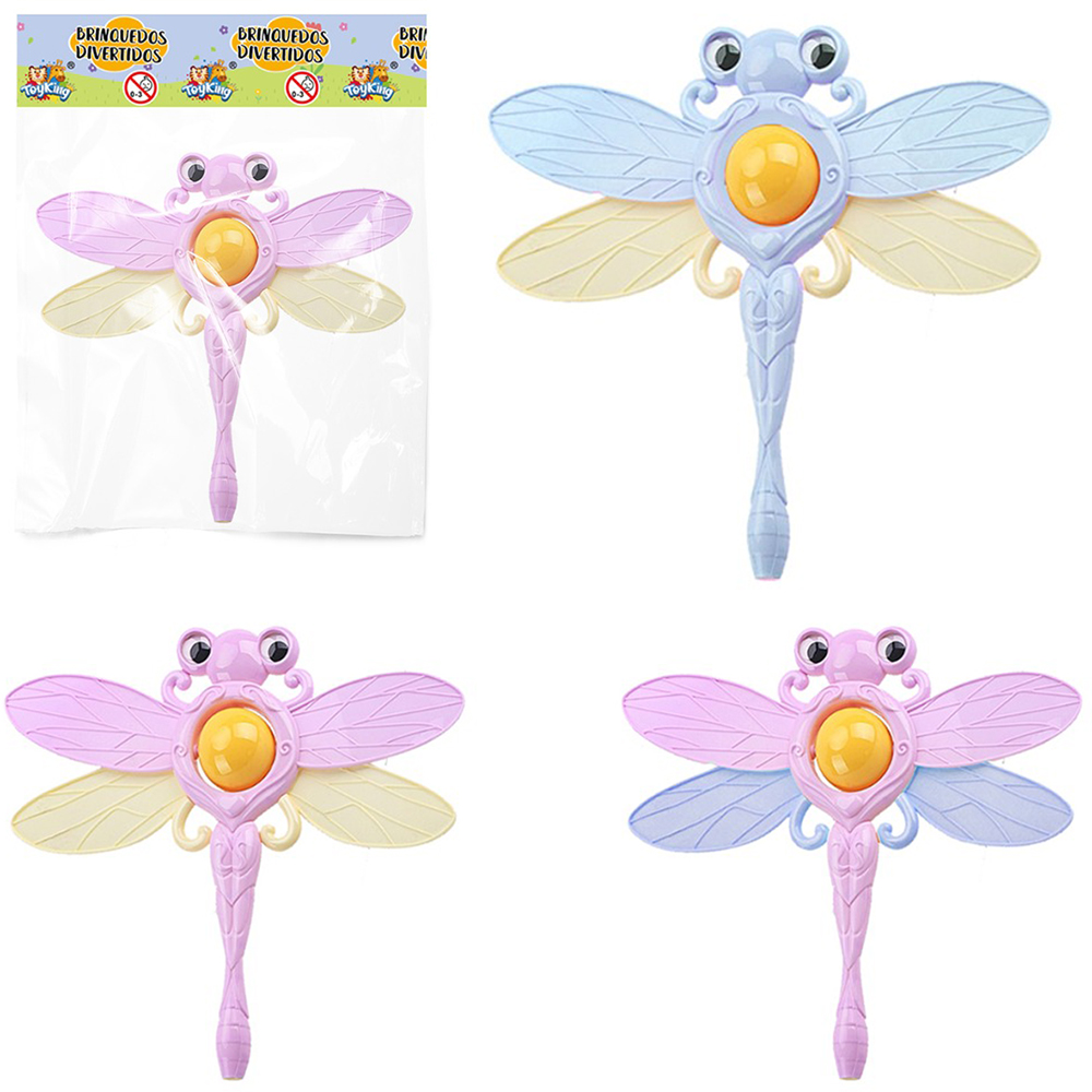 CHOCALHO BABY DIVERTIDO LIBELULA COM GUIZO 20CM 