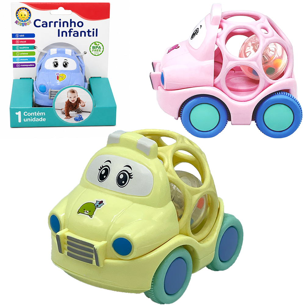 CHOCALHO BABY DIVERTIDO CARRINHO 