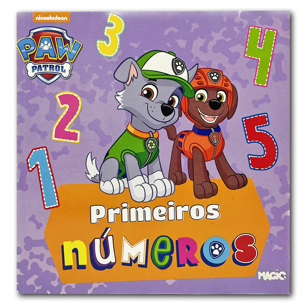 LIVRO PATRULHA CANINA PRIMEIROS NUMEROS 16 PAGINAS 24,5X24,5CM