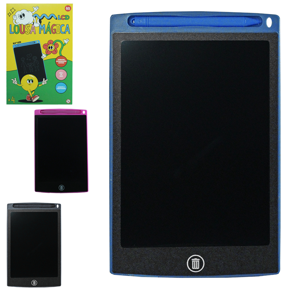 LOUSA MAGICA / TABLET QUADRO LCD COM CANETA A BATERIA 22,5X14,5CM