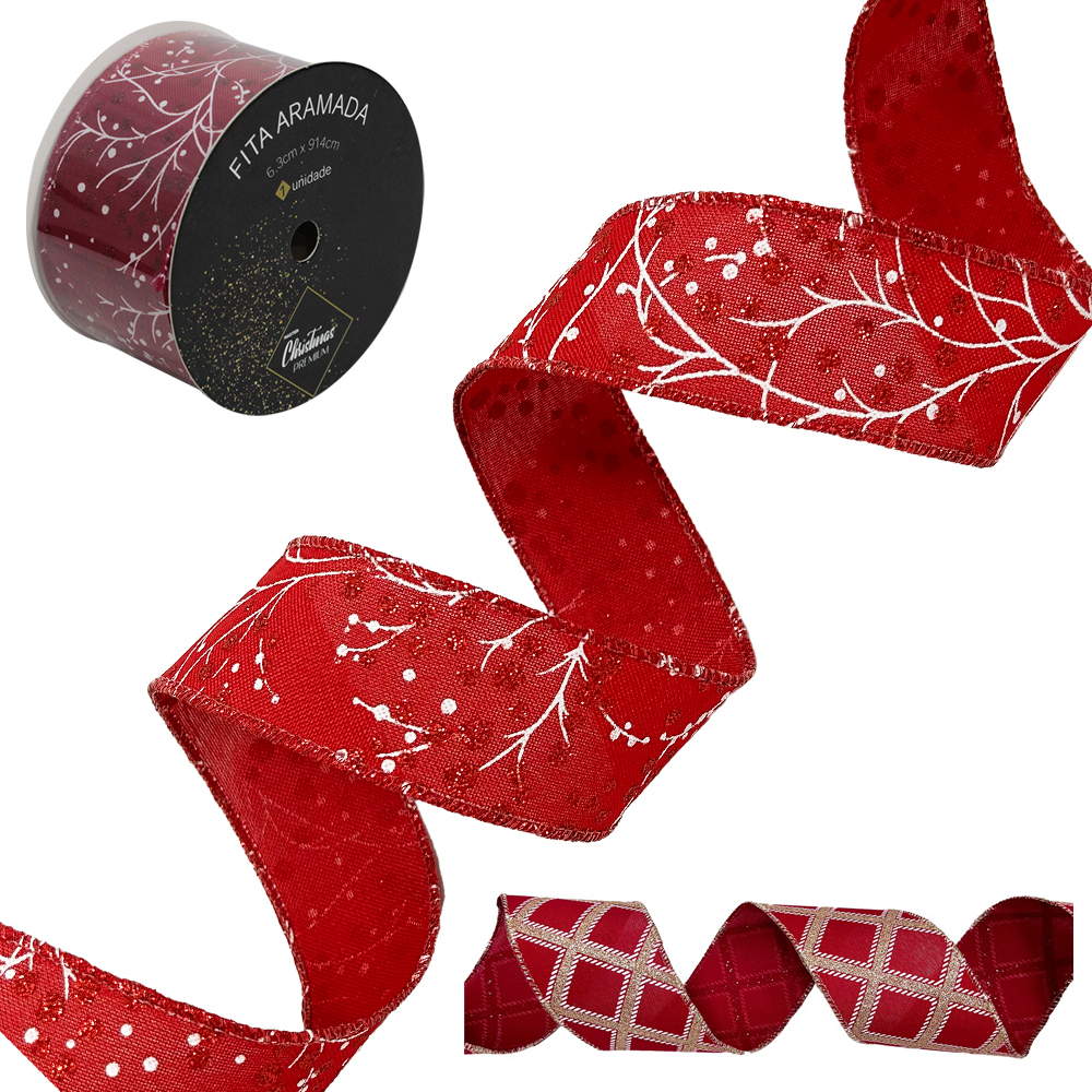 FITA ARAMADO VM COM GLITTER PREMIUM 6,3X914CM DP PLAY 