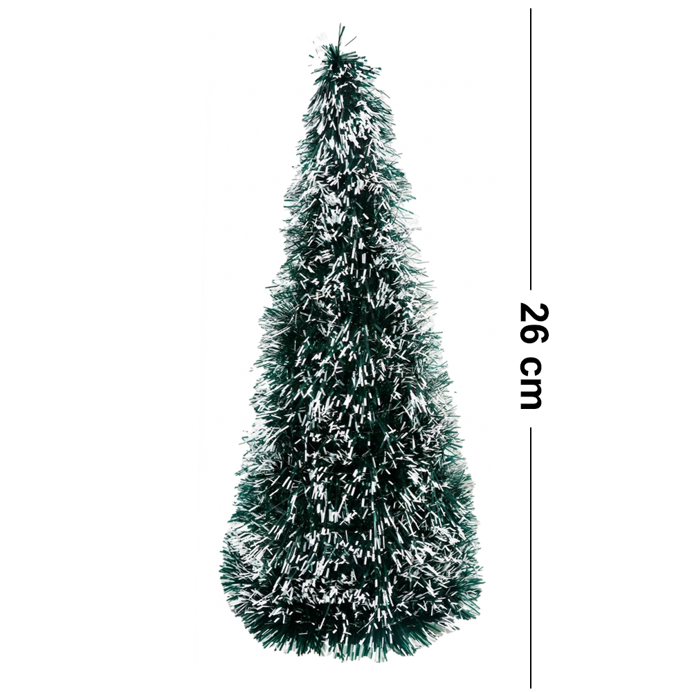 ENFEITE ARVORE DE NATAL NEVADA FESTAO 26X11CM DE Ø