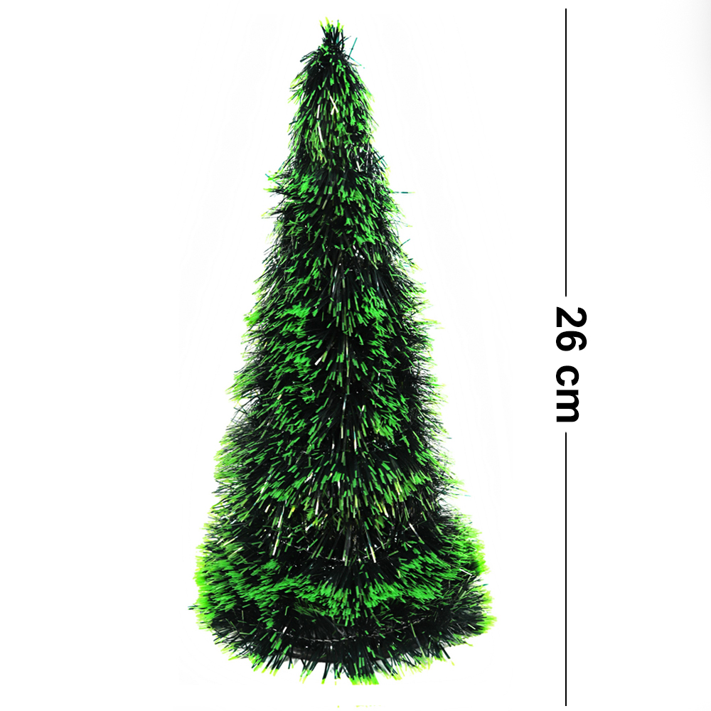 ENFEITE ARVORE DE NATAL VERDE FESTAO 26X11CM DE Ø