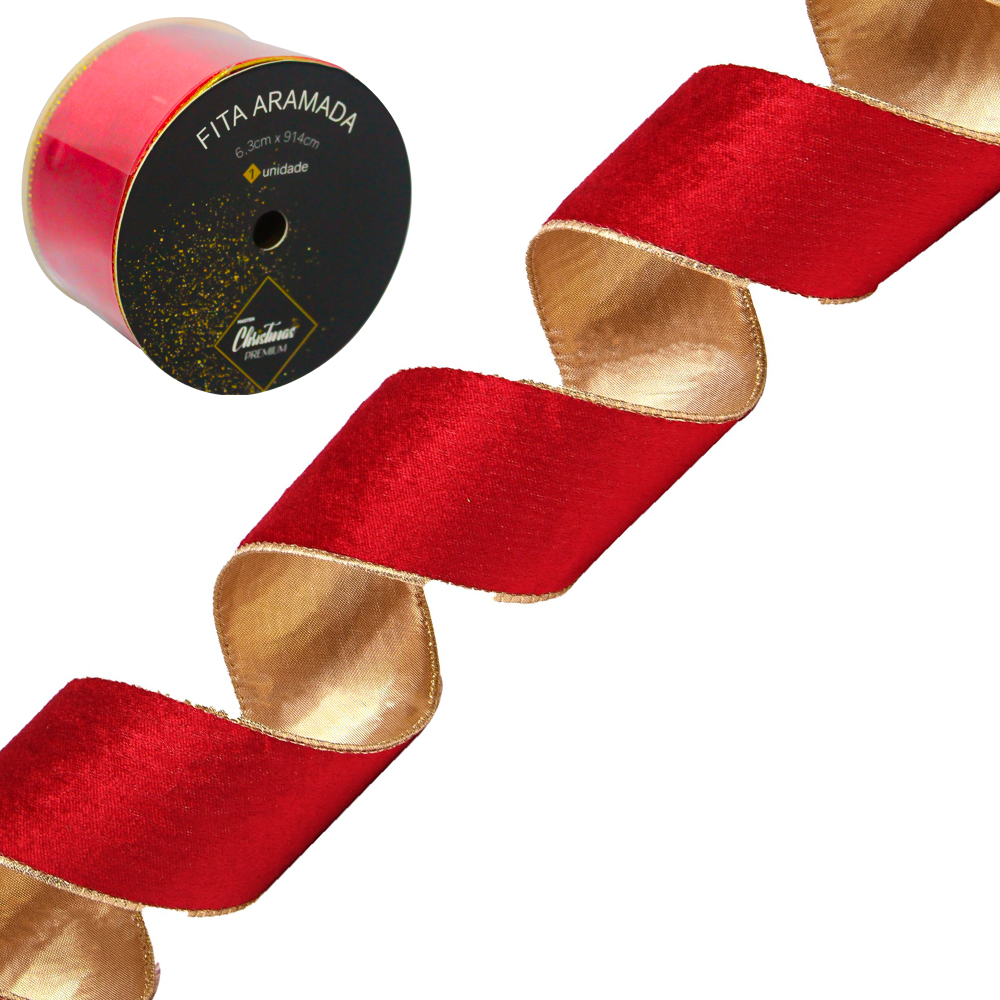 FITA ARAMADO NATAL / VM PREMIUM 6,3X914CM DP PLAY