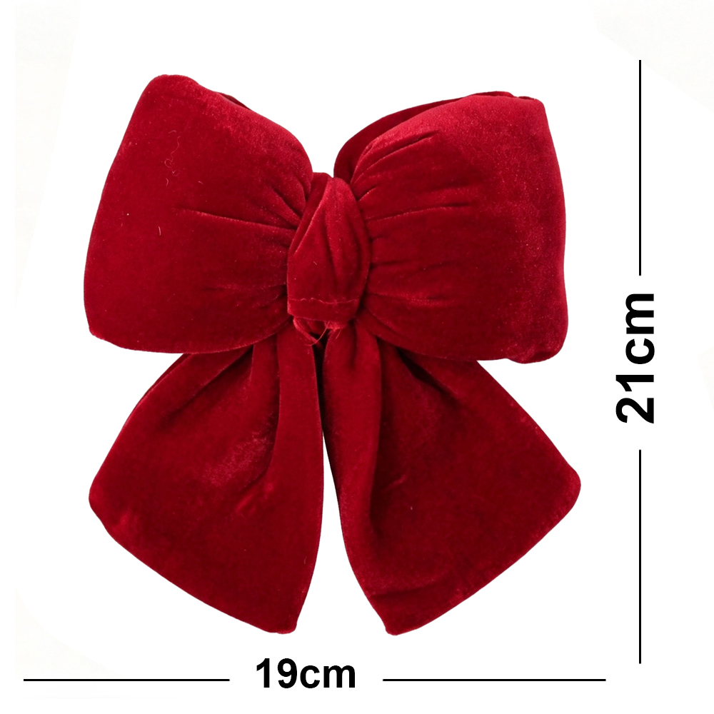 LACO VELUDO VERMELHO ALMOFADADO 21X19CM