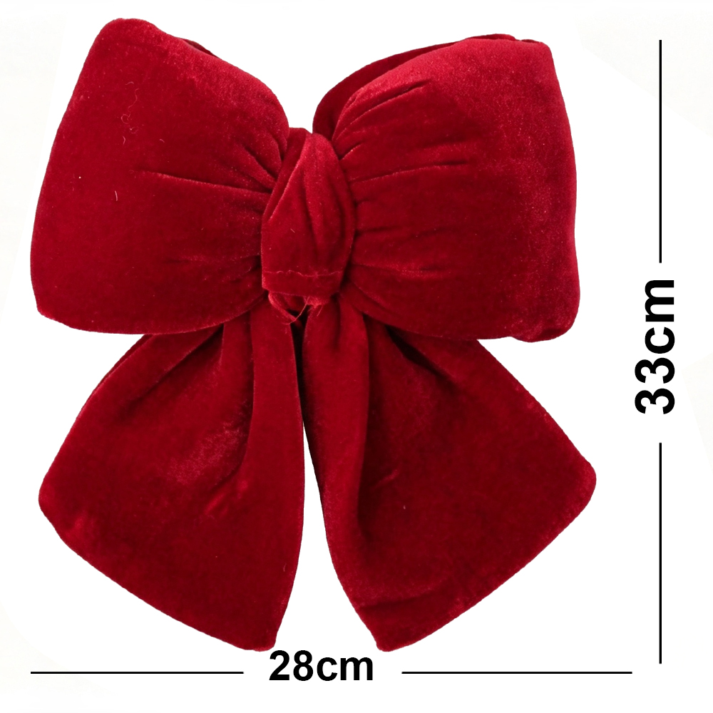 LACO VELUDO VERMELHO ALMOFADADO 33X28CM