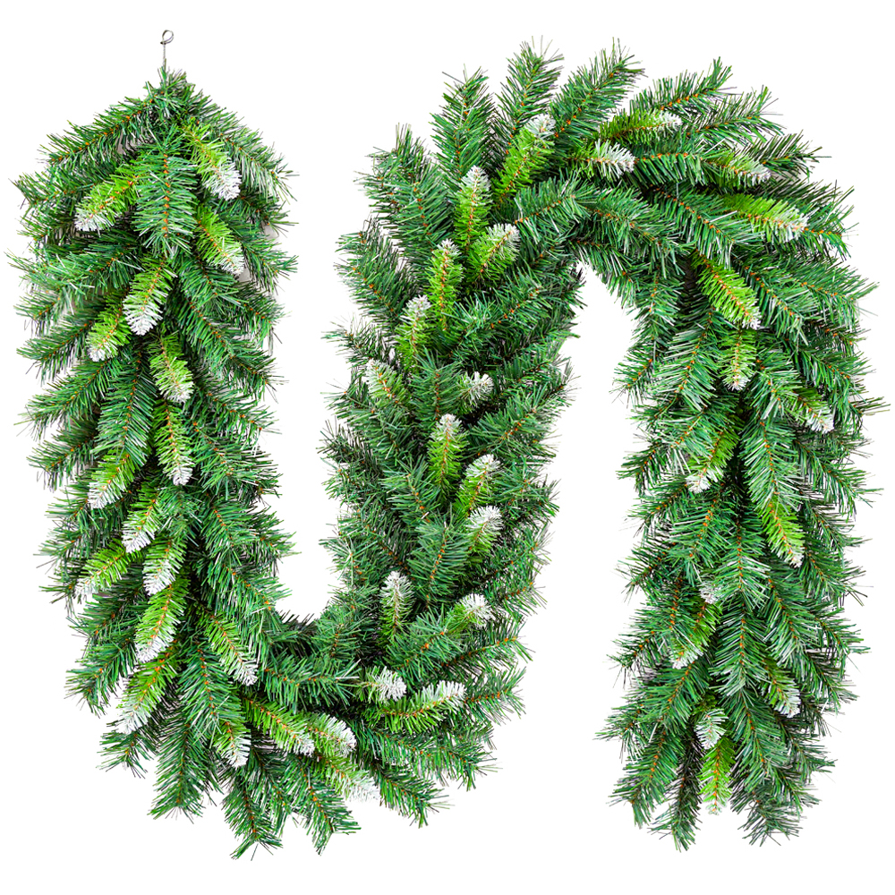 FESTAO VERDE ARAMADO ARTICULADO 180 GALHOS PREMIUM 2,20M