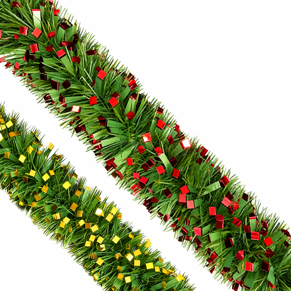 FESTAO VERDE MILITAR 6 LARGA / FINA 9X200CM